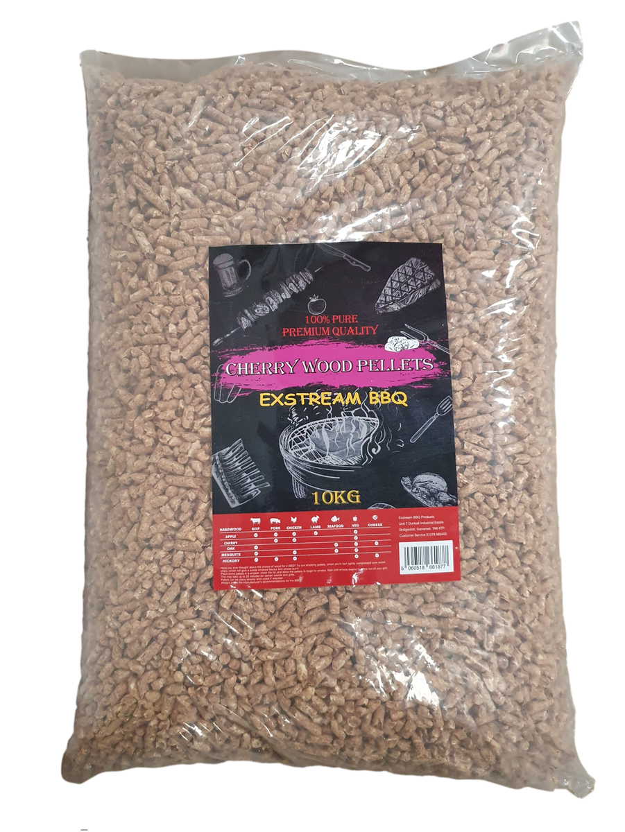 ExstreamBBQ Cherry Wood Pellets BBQ 10kg Bag For Ninja Woodfire Elec