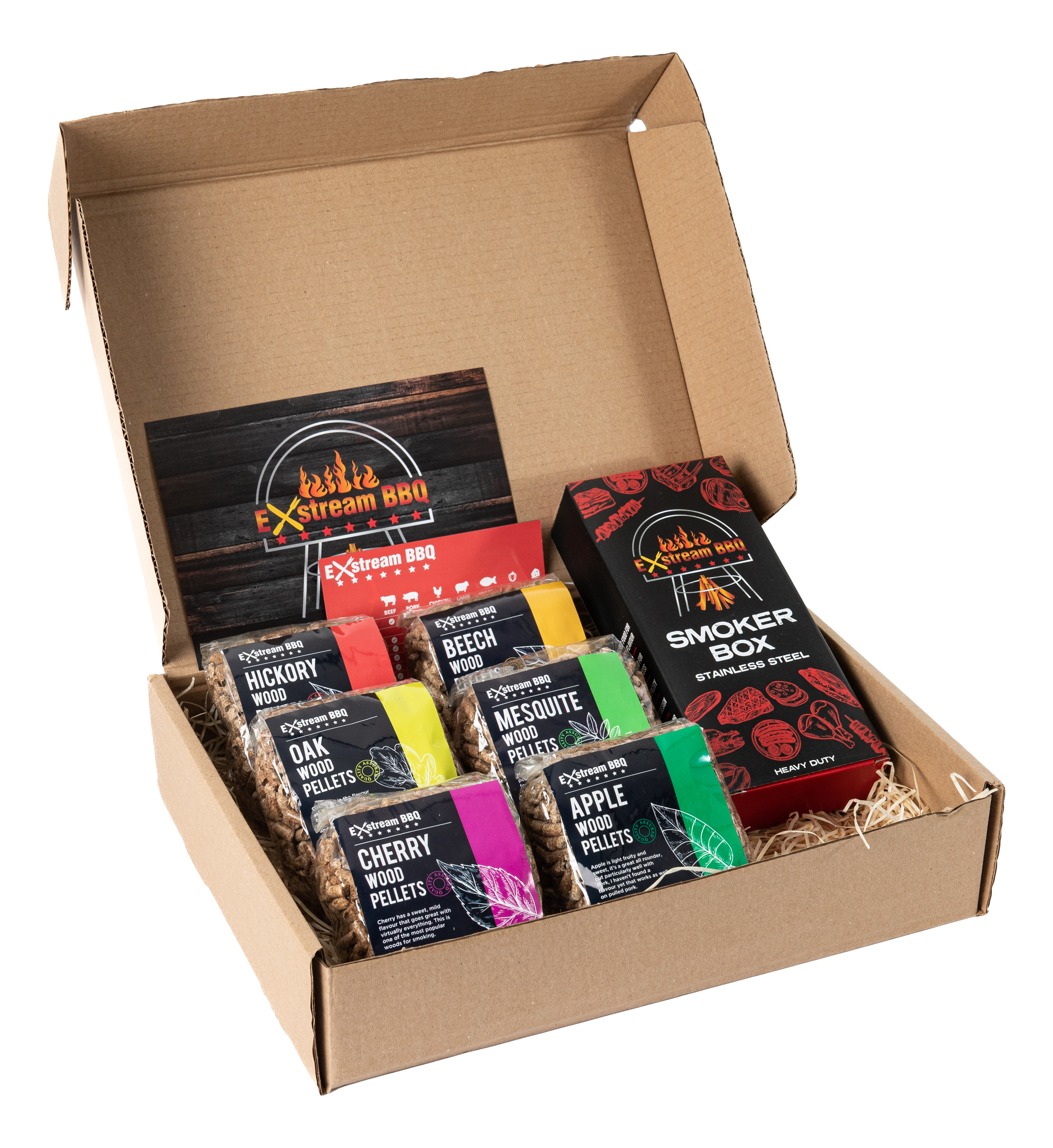 Pellet box for sales smoker