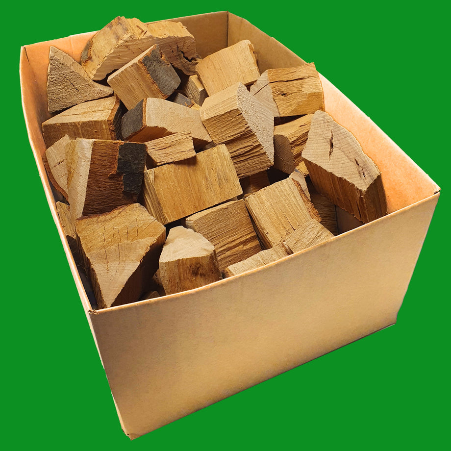 Exstream BBQ MESQUITE BBQ Smoking Wood Chunks 25L For BBQs, Grills, Smokers, Ceramic Ovens and Firepits For Pork, Poultry, Beef, Game Meats Veg