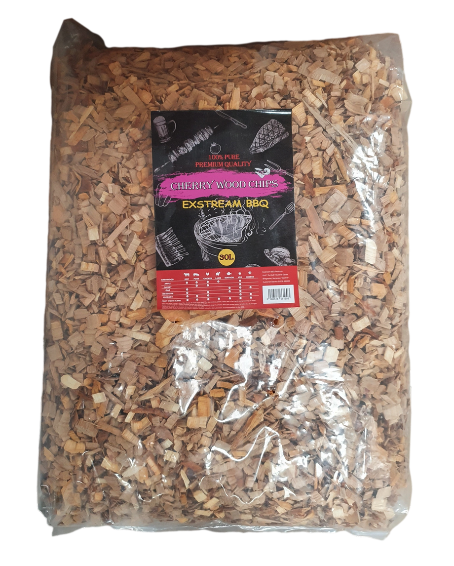 ExstreamBBQ Cherry Smoking Wood Chips 30L Bag