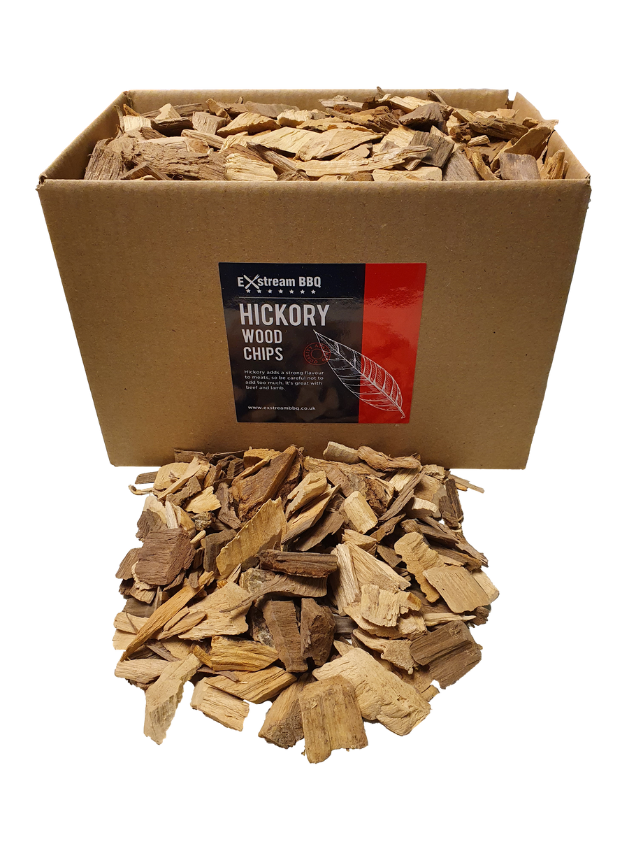 ExstreamBBQ Hickory Smoking Wood Chips 5L Box Exstream BBQ